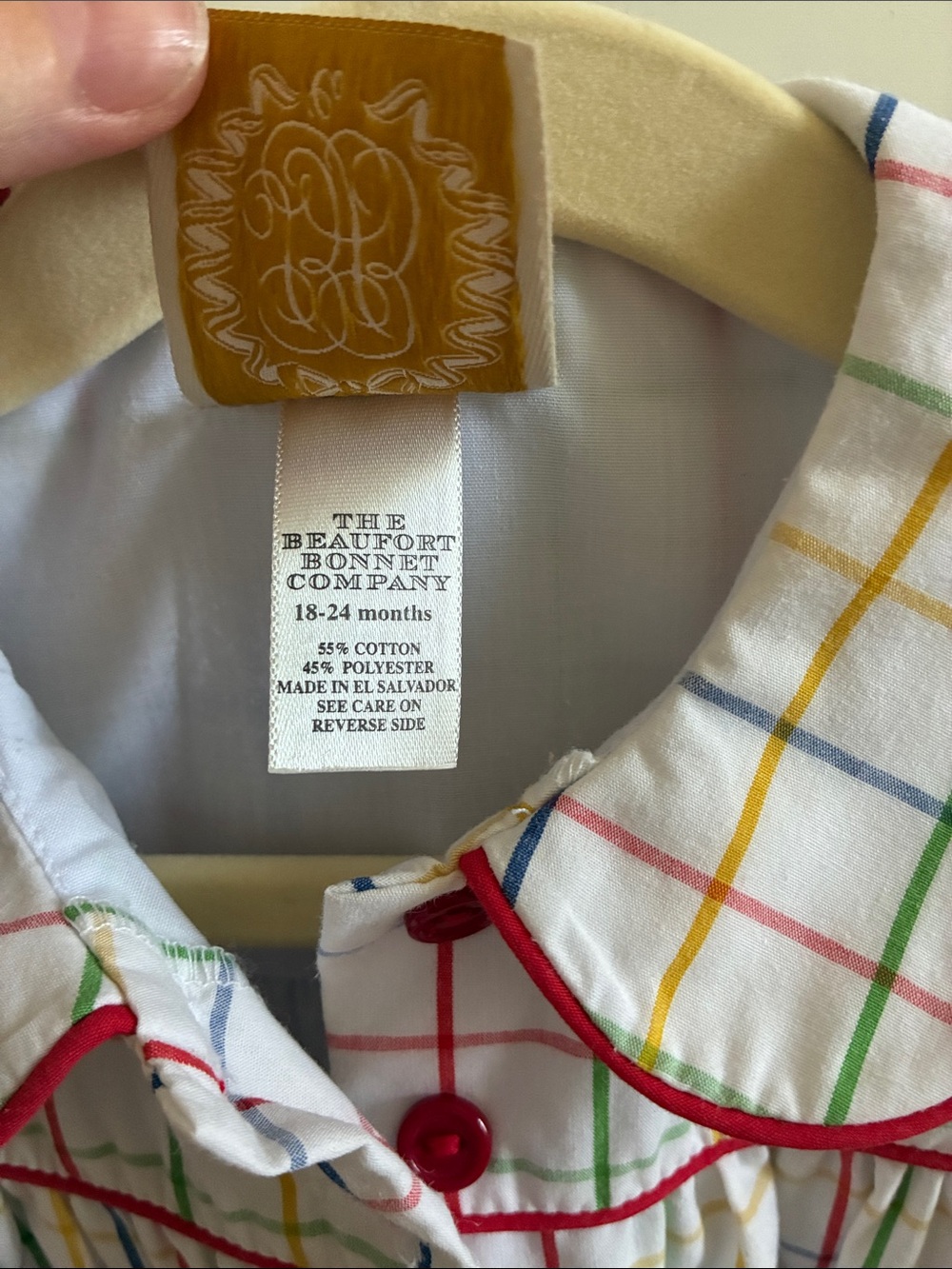 TBBC Plaid Peter Pan Collar Dress - Picture 3 of 5